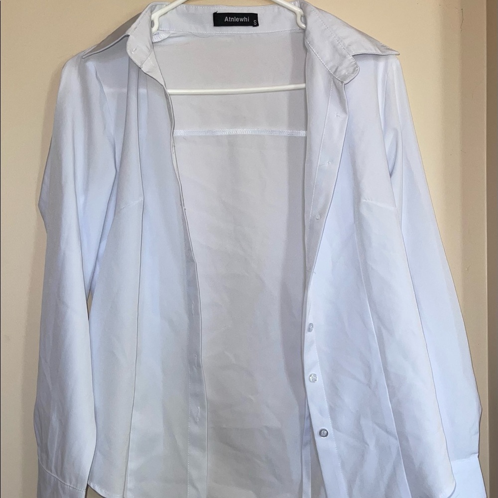 Small white button down